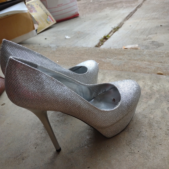 Hi heels platforms metalic - Picture 3 of 7